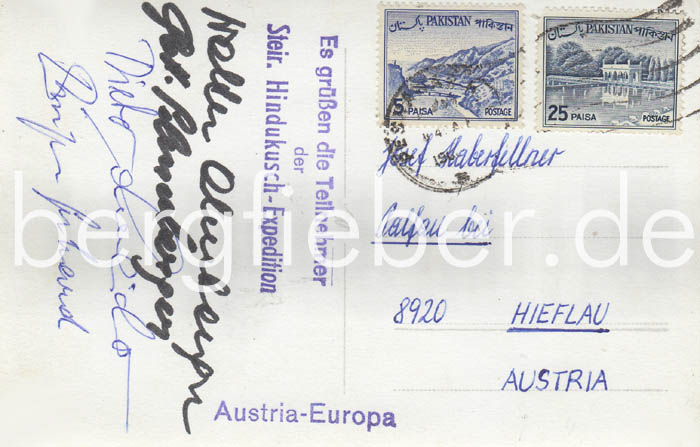 Grußkarte 1966