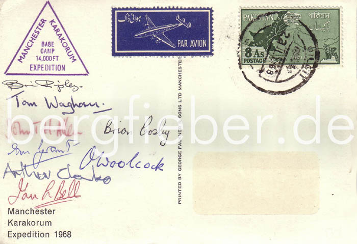 Grußkarte 1968